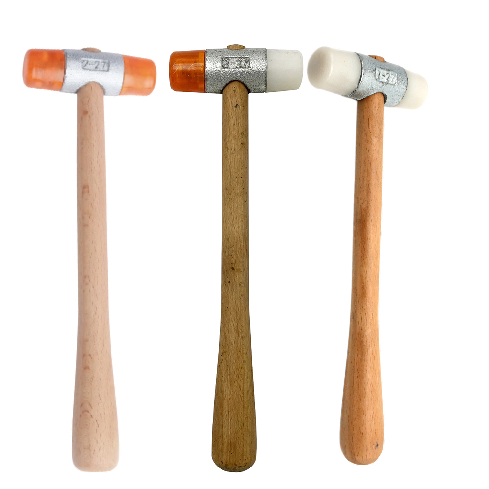 Leatherwork Table - Double-Face Nylon Mallet Hammer with Wooden