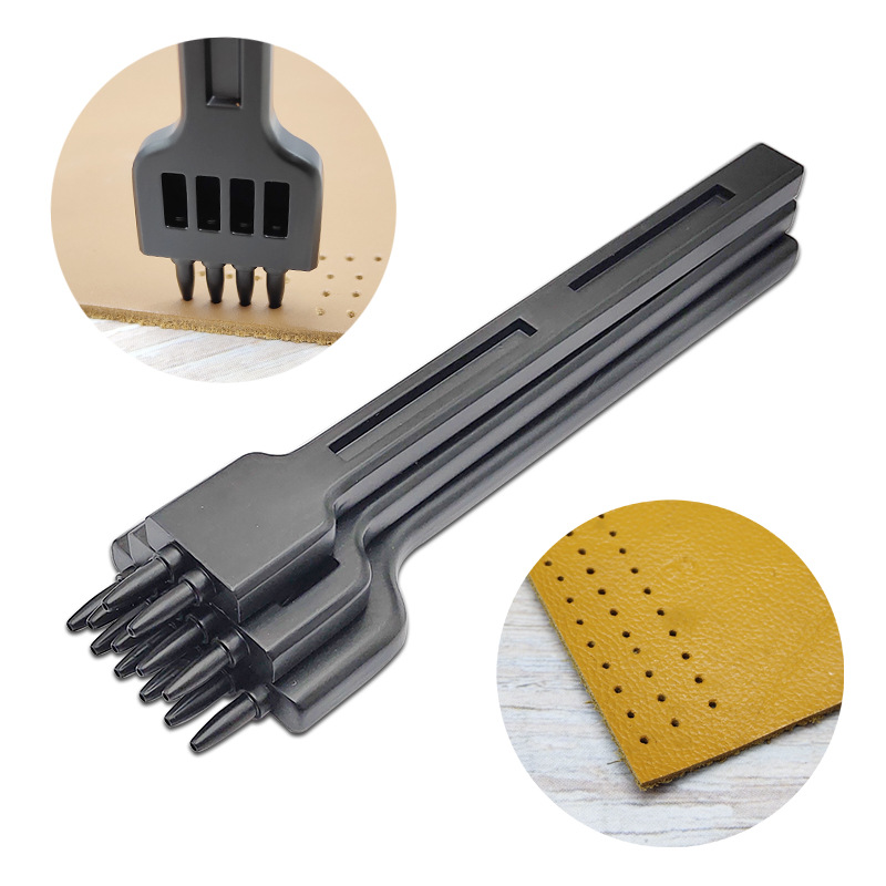 3pcs/set Alloy Steel DIY Leath - Leather Punch Revolving 评论和价格