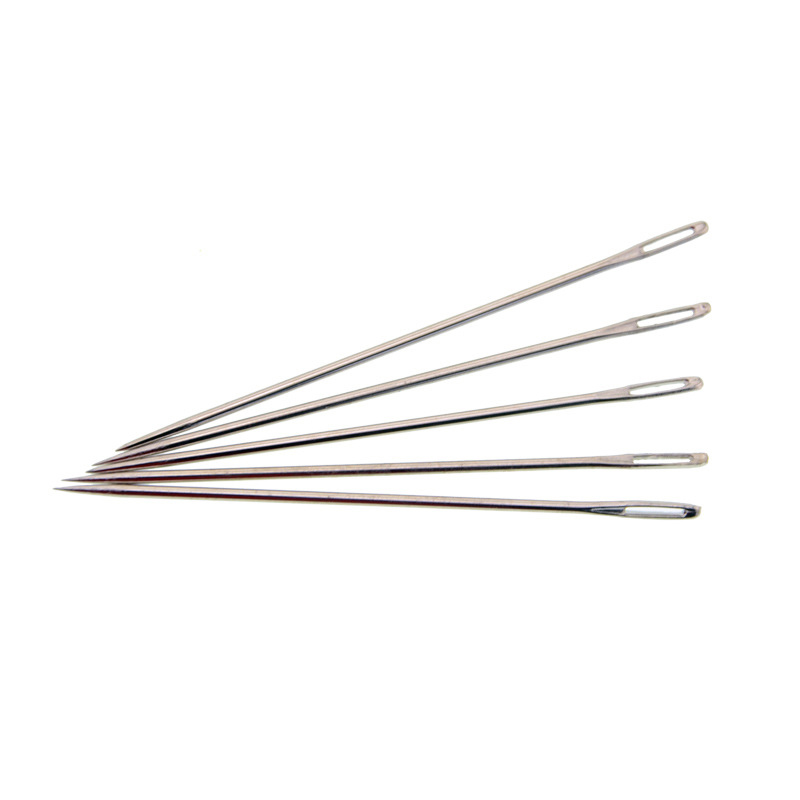 100Pcs/lot Large Eye Blunt Sew - Leatherwork Needles 评论和价格