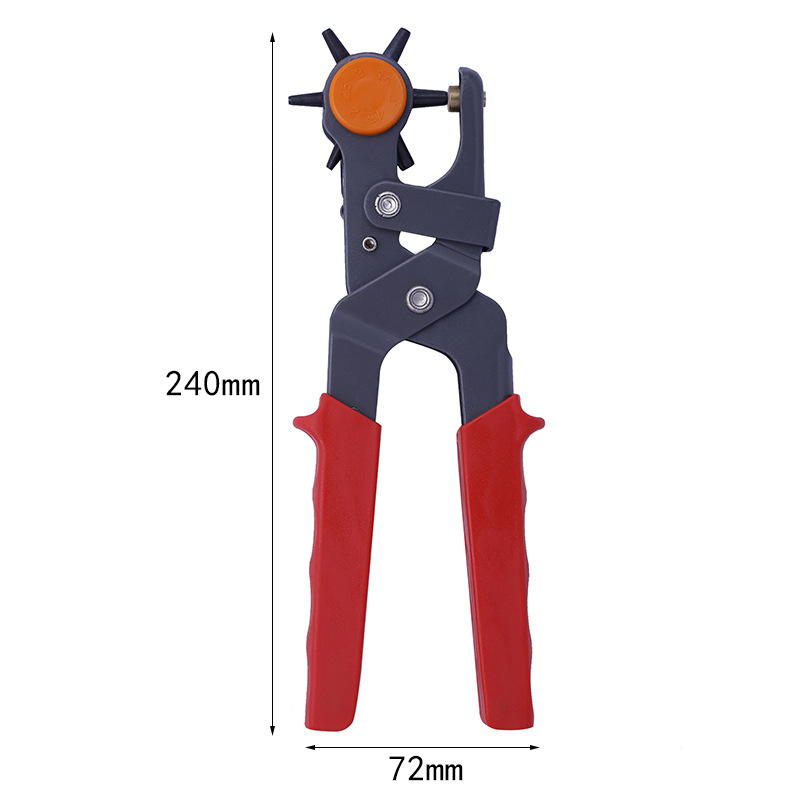 Leather Belt Hole Punch Plier  - Leather Punch Revolving 评论和价格