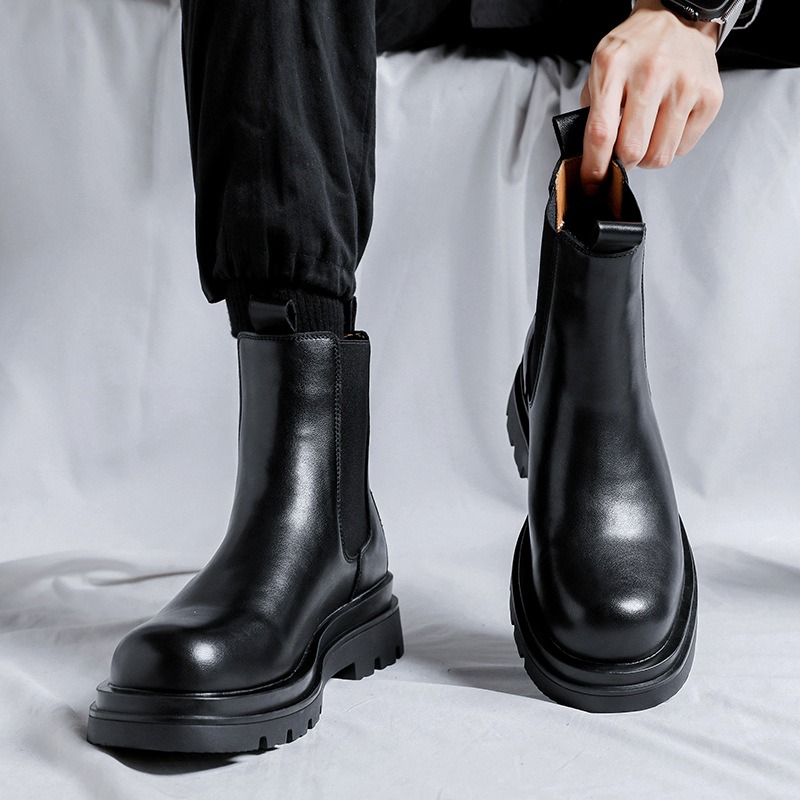 British 2025 Men Leather Boots - Vintage Leatherwork 评论和价格