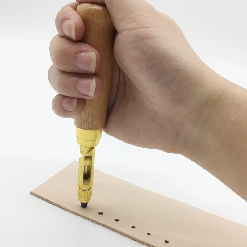 DIY Leather Punch Rotary Perfo - Leather Punch Revolving 评论和价格