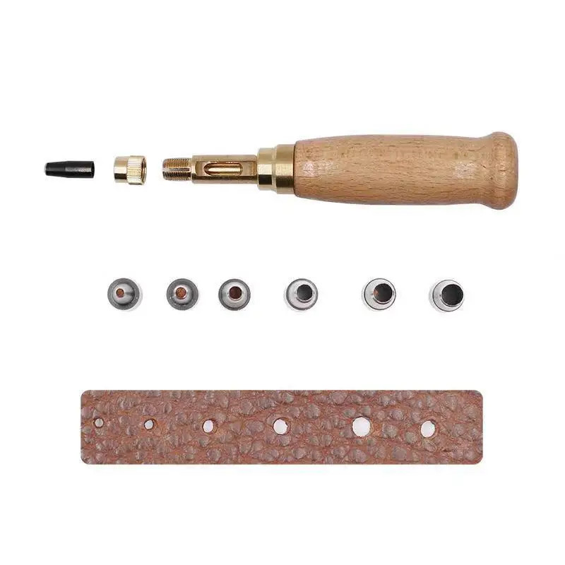 DIY Leather Punch Rotary Perfo - Leather Punch Revolving 评论和价格