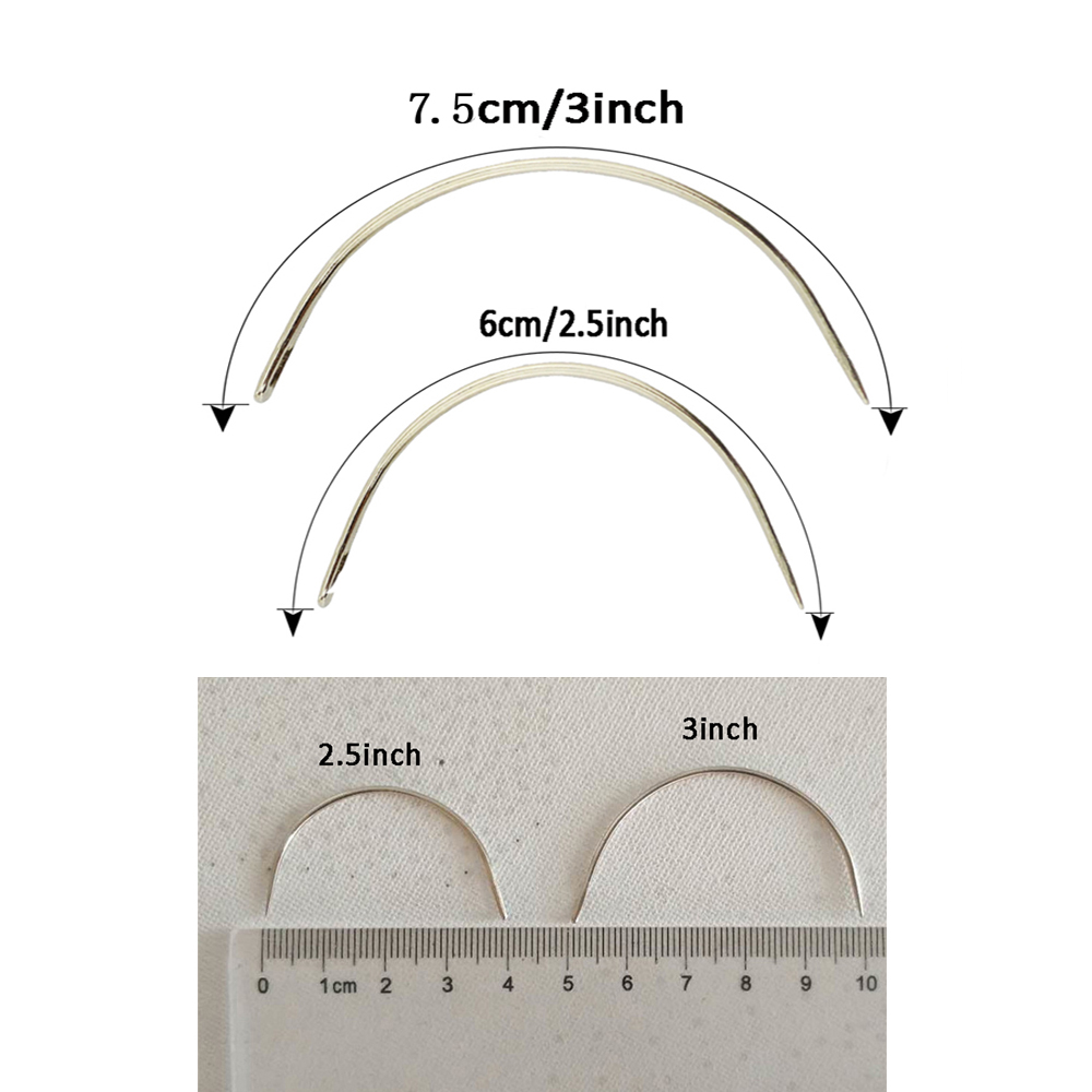 C Type Curved Of Wefts Weaving - Leatherwork Needles 评论和价格