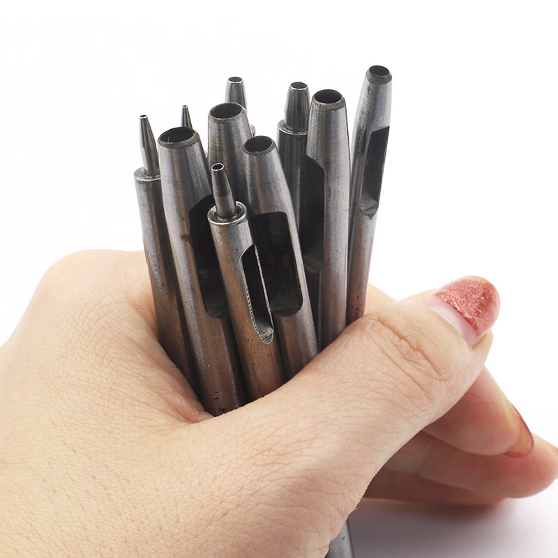 10pcs Rotary Leather Hole Punc - Leather Punch Revolving 评论和价格