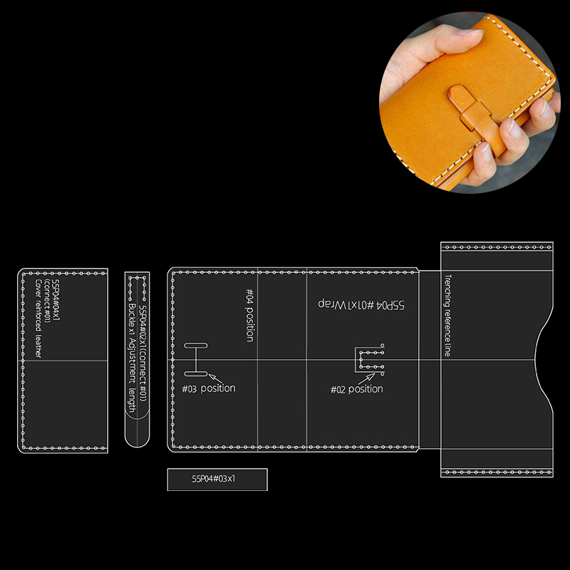 YOMDID 4pcs Acrylic Mold Walle - Leatherwork Patterns 评论和价格