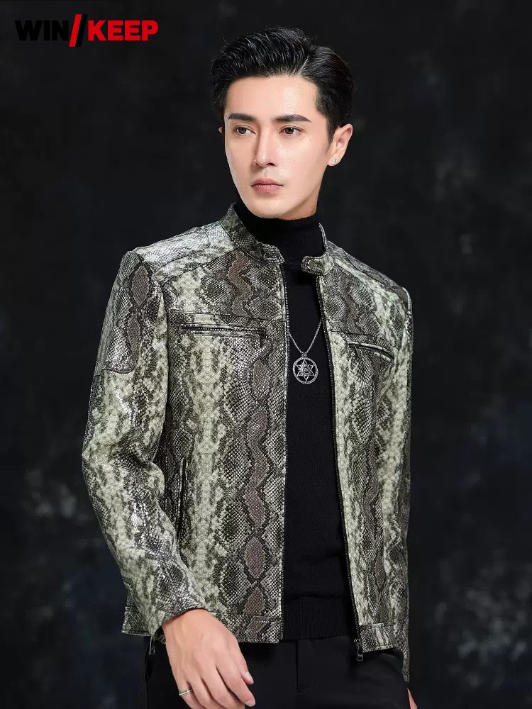 Spring Men Snake Pattern Sheep - Leatherwork Patterns Free 评论和价格