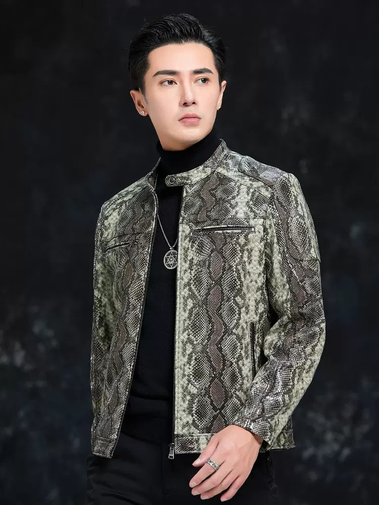 Spring Men Snake Pattern Sheep - Leatherwork Patterns Free 评论和价格