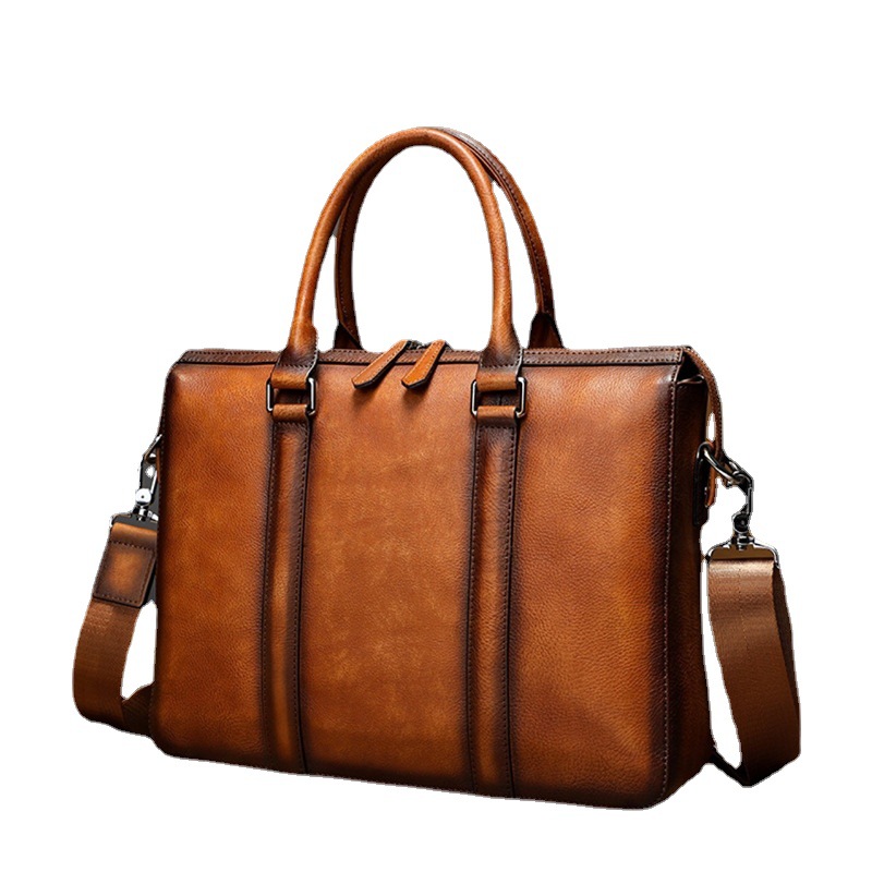 YETTIES Business Top Grain Lea - Vintage Leatherwork 评论和价格