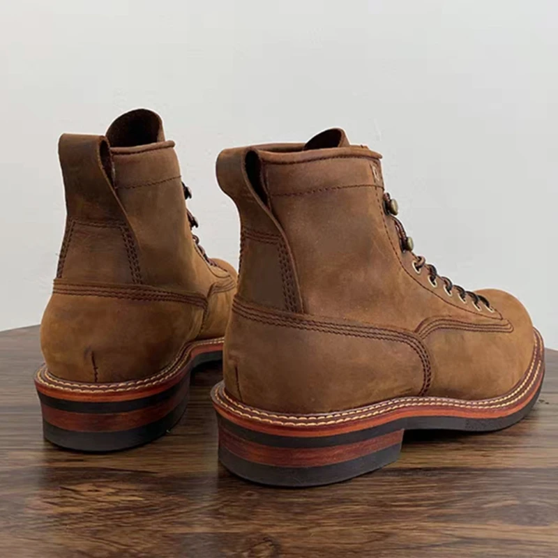 Vintage British Men Ankle Boot - Vintage Leatherwork 评论和价格