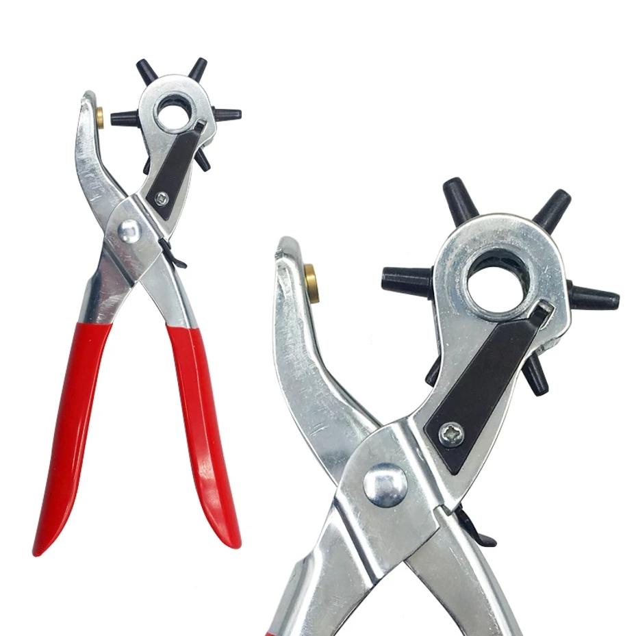 1 Pcs Leather Belt Hole Punch  - Leather Punch Revolving 评论和价格