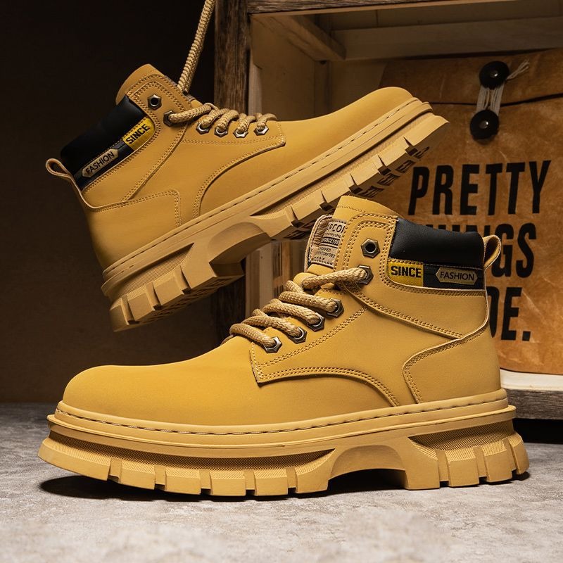 Vintage Men Platform Ankle Boo - Vintage Leatherwork 评论和价格