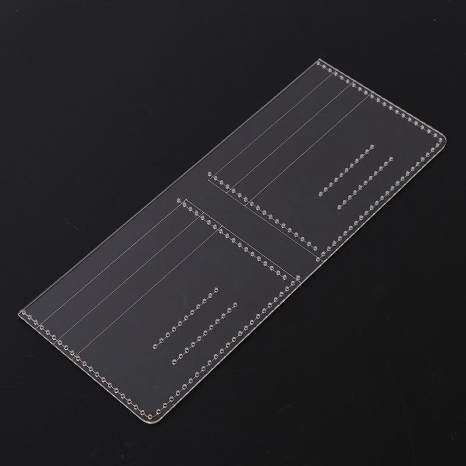 Acrylic Leather Wallet Card Ba - Leatherwork Patterns Free 评论和价格