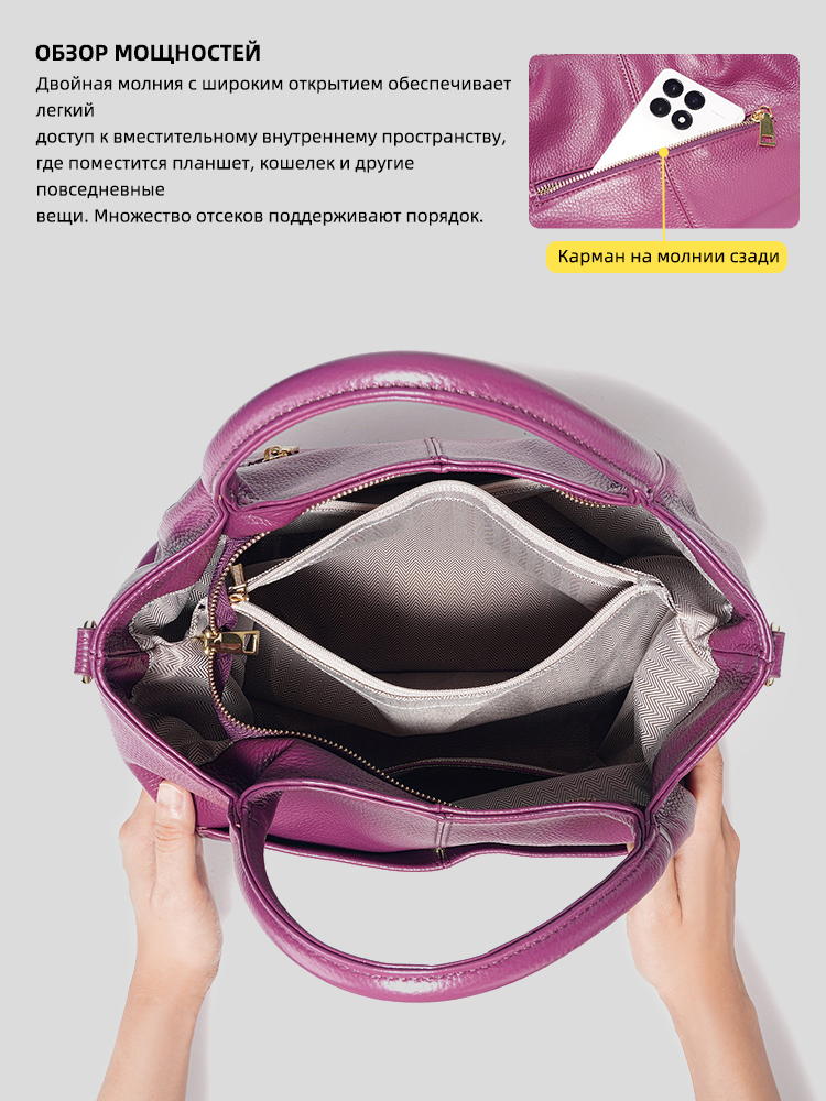 Zency Genuine Leather Large To - Leather Work Bag Women 评论和价格