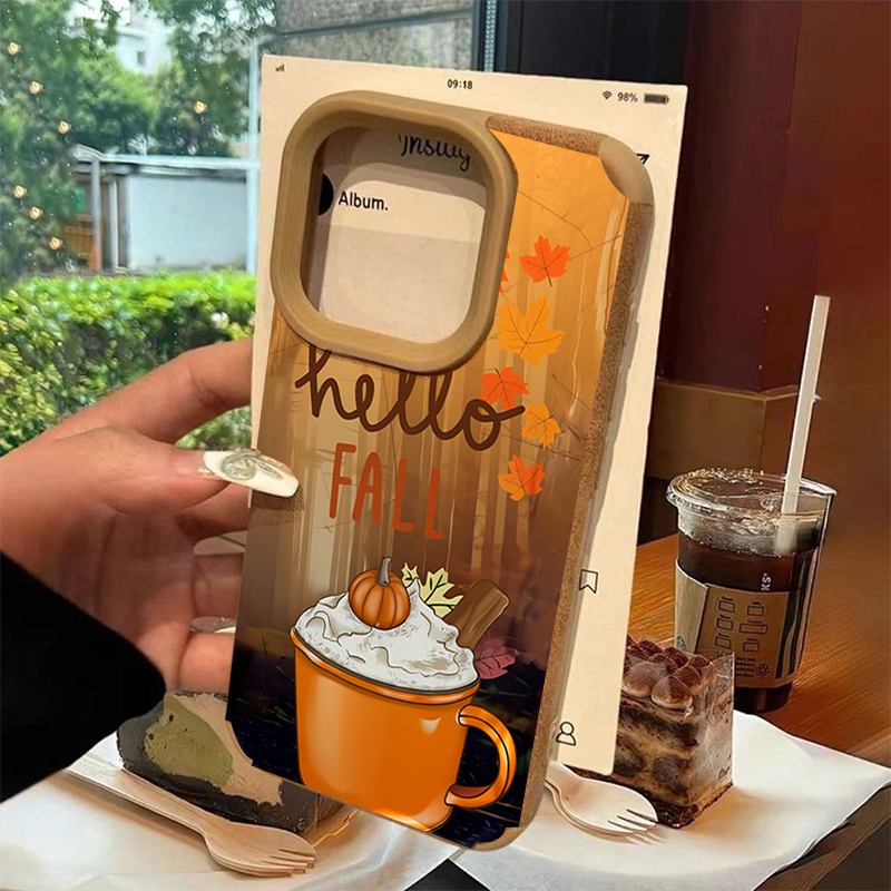 Retro Maple Leaf Fall Coffee P - Leather X 评论和价格