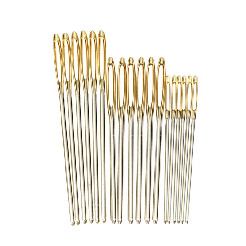 18pcs/Set 7/6/5.2cm 3 Sizes La - Leatherwork Needles 评论和价格