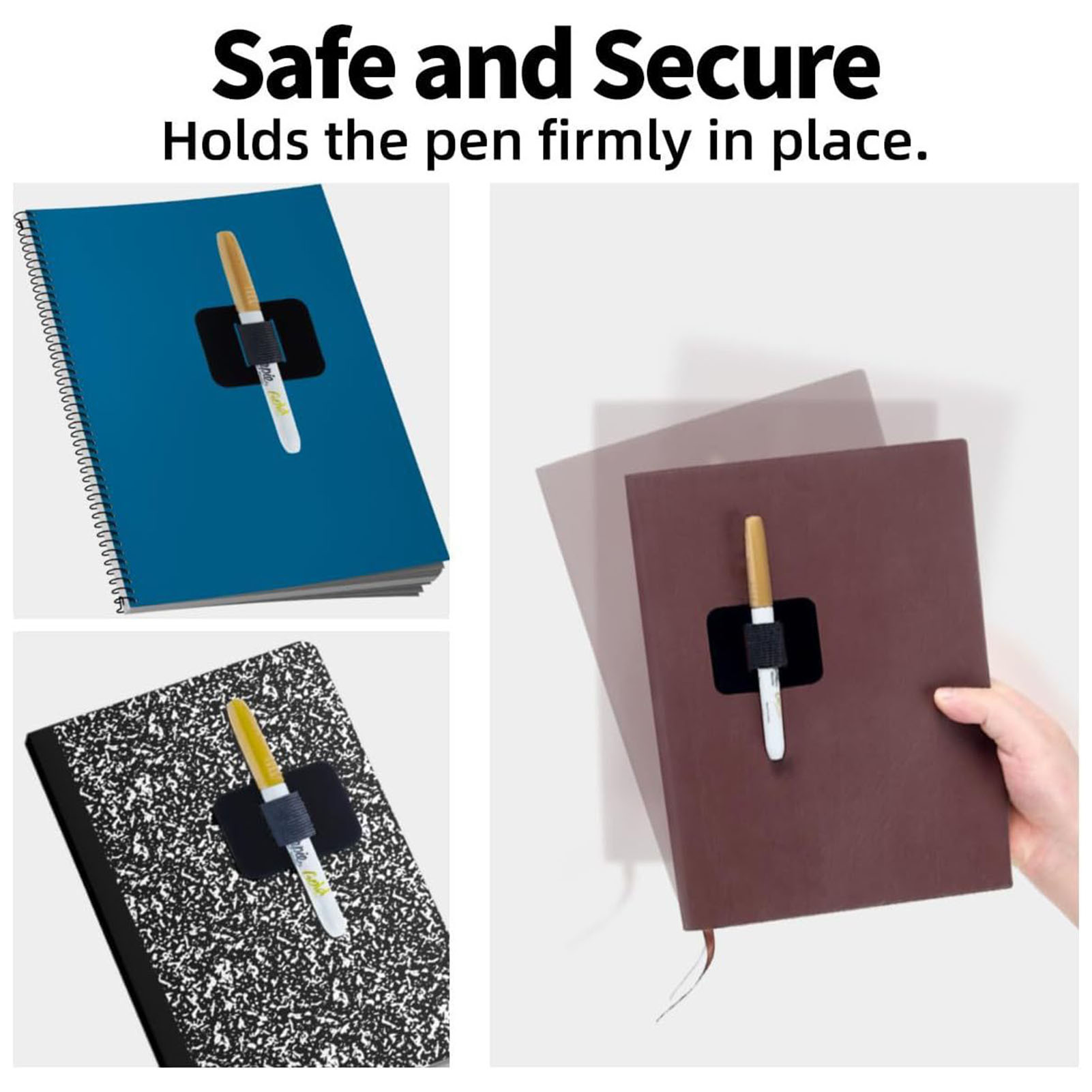 Self-Adhesive PU Pen Holder fo - Leatherwork Table 评论和价格
