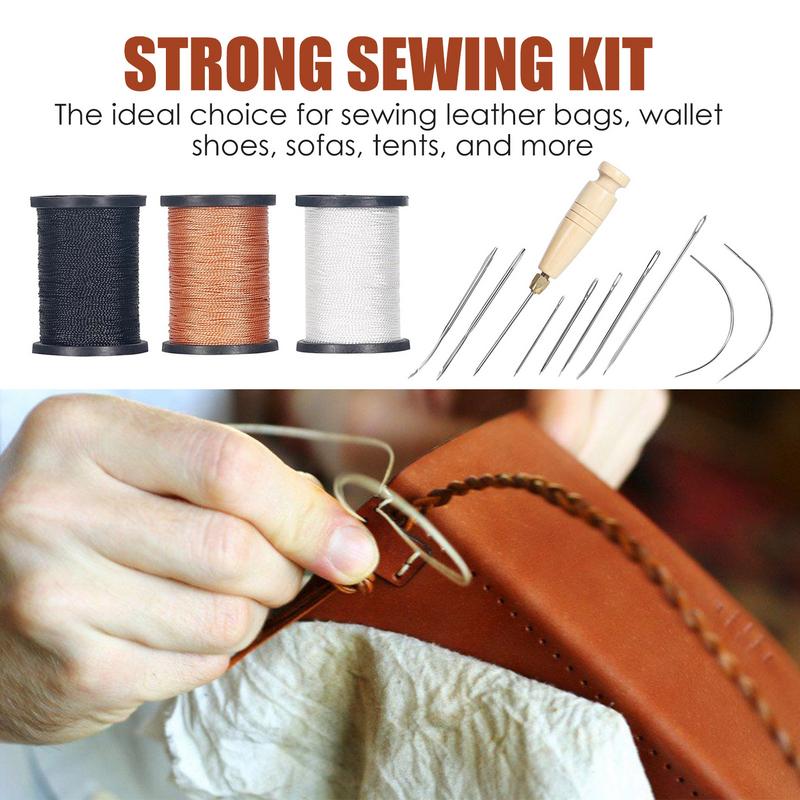 Leather Stitching Kit Heavy Du - Leatherwork Needles 评论和价格