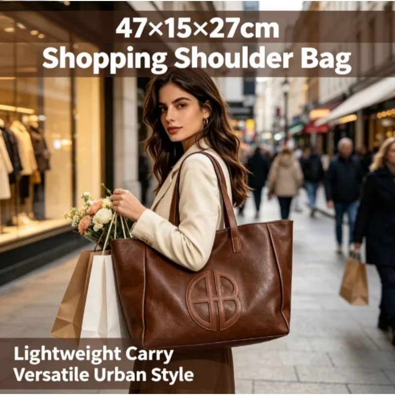 2026 New Retro Large Capacity  - Leather Work Bag Women 评论和价格