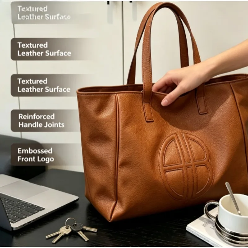 2026 New Retro Large Capacity  - Leather Work Bag Women 评论和价格