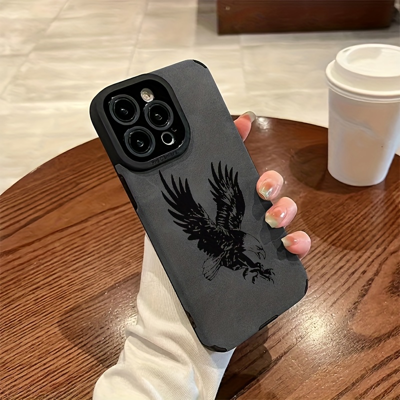 Black Eagle Pattern Leather Si - Leather X 评论和价格