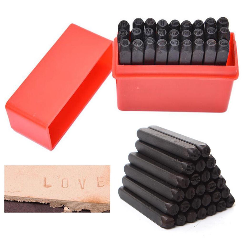 Letters Punch Set Steel Metal  - Leatherwork Patterns Free 评论和价格