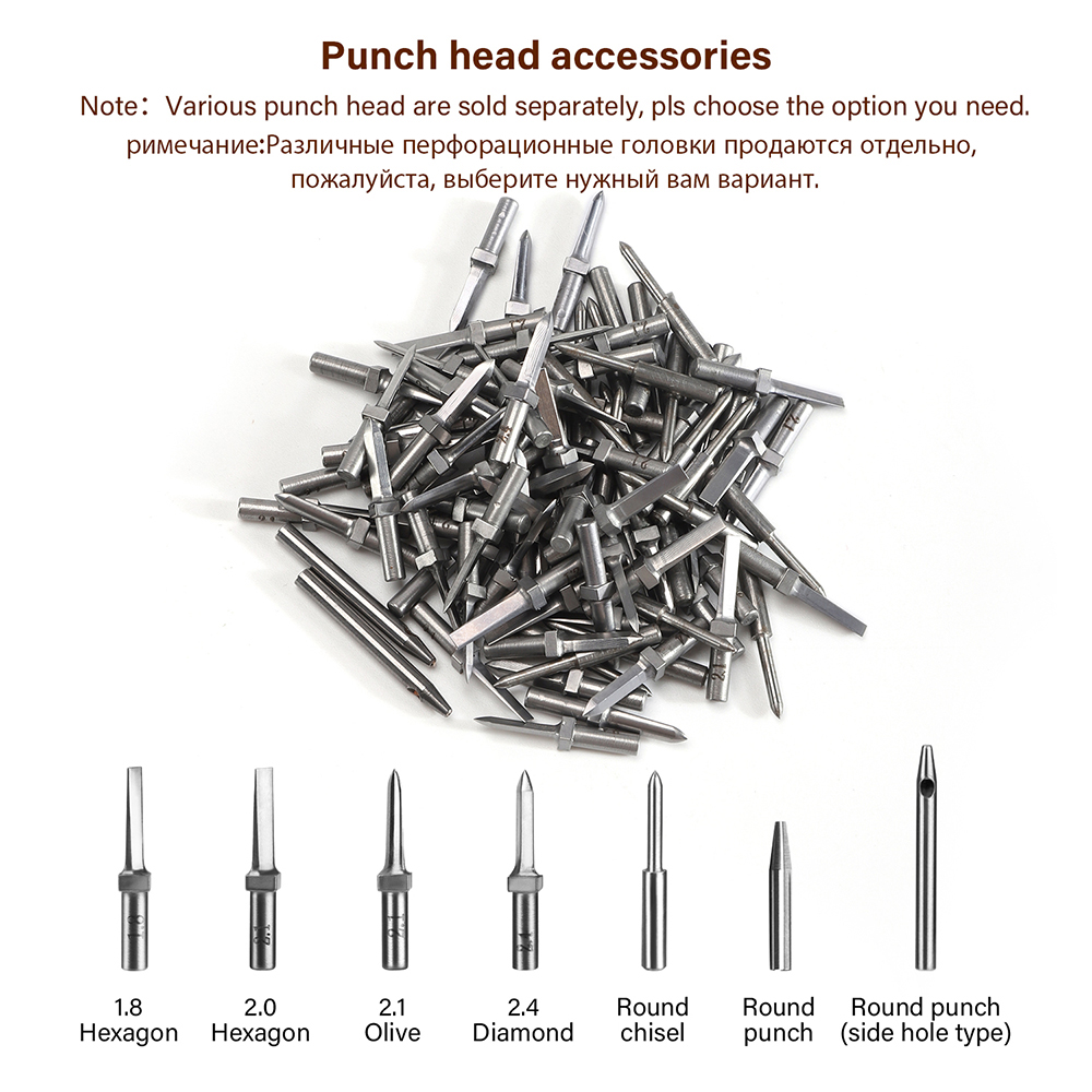 WUTA 20 Pcs Replaceable Round  - Leather Punch Revolving 评论和价格