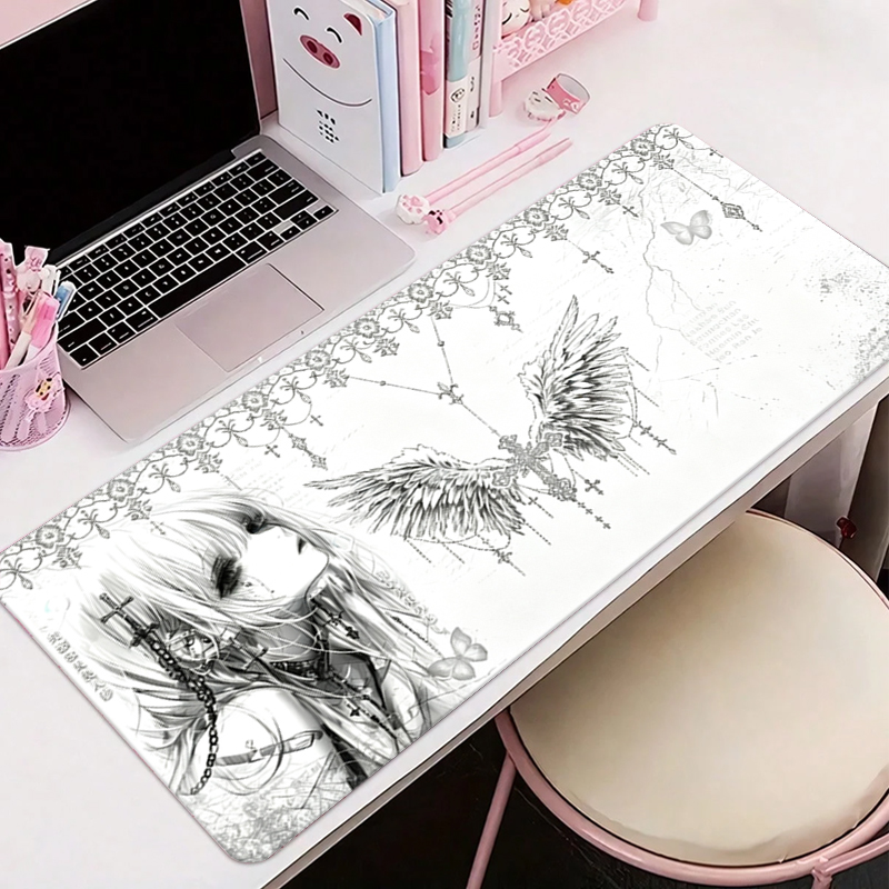Leather Mousepad Black White A - Leatherwork Table 评论和价格