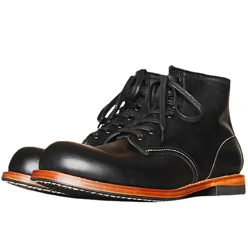 Vintage Men Goodyear-Welted Ge - Vintage Leatherwork 评论和价格