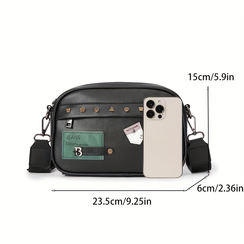 Street Trendy Shoulder Bag for - Leather Work Bag 评论和价格