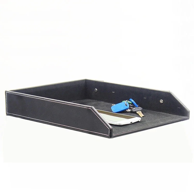Business Single Layer File Tra - Leatherwork Table 评论和价格