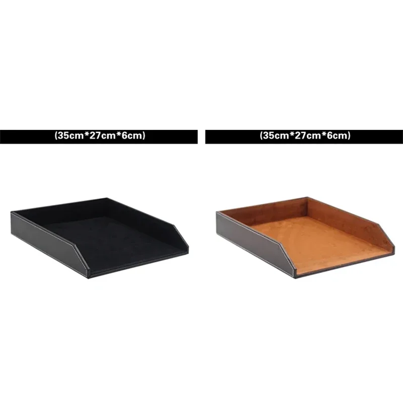 Business Single Layer File Tra - Leatherwork Table 评论和价格