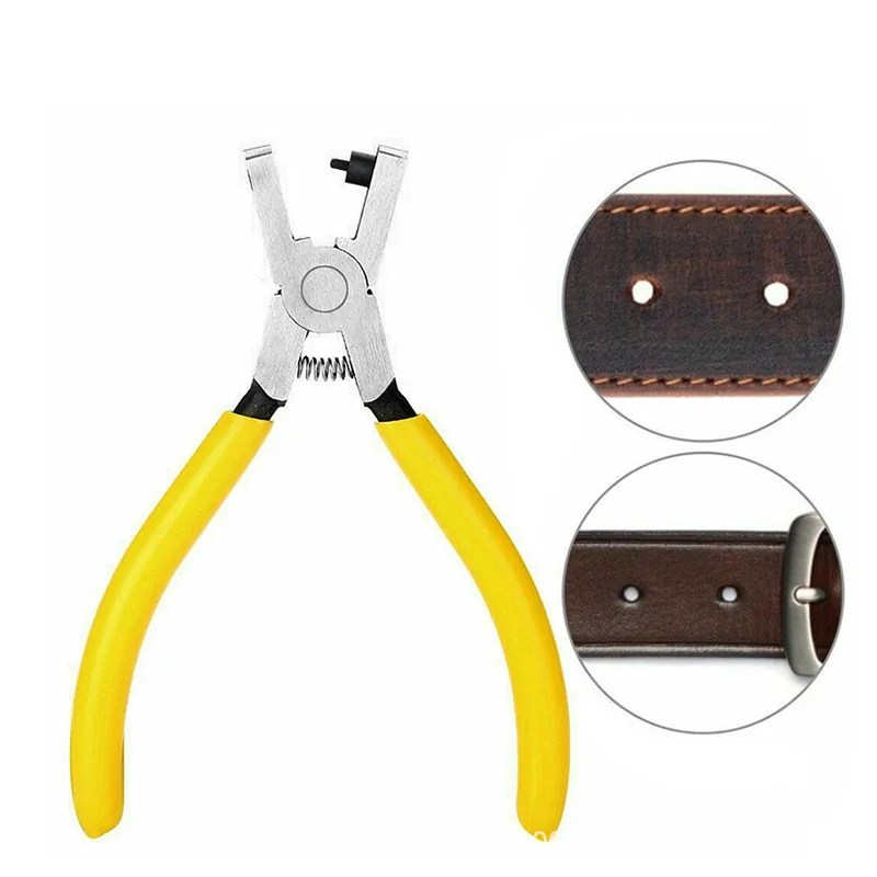 Leather Belt Hole Punch Plier  - Leather Punch Revolving 评论和价格