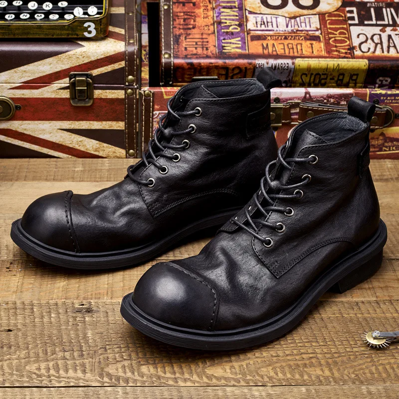 Vintage Business Mens Boots Lu - Vintage Leatherwork 评论和价格
